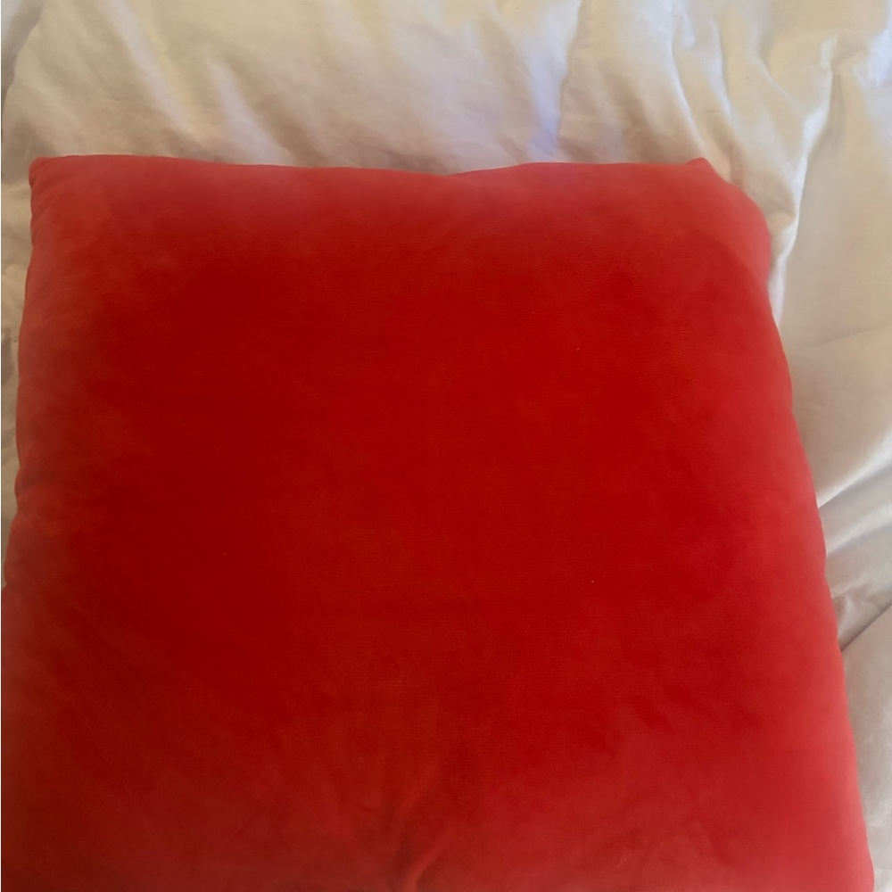 Santa Stop Here! Red Buffalo Plaid Holiday Throw Pillow - Picture 2 of 2